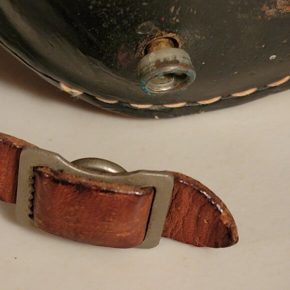 Vintage 1940's Leather Football Helmet - Picture 9 of 11